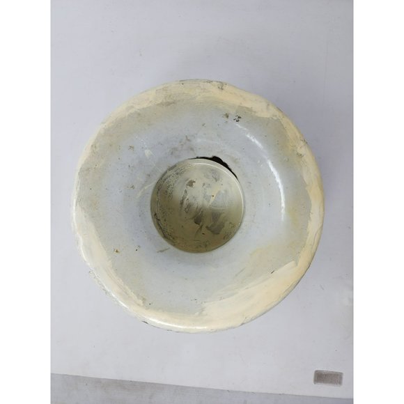 Vintage Antique Cast Iron Enamel Spittoon Cuspidor Tobacco Bar Tavern Saloon - Picture 6 of 11